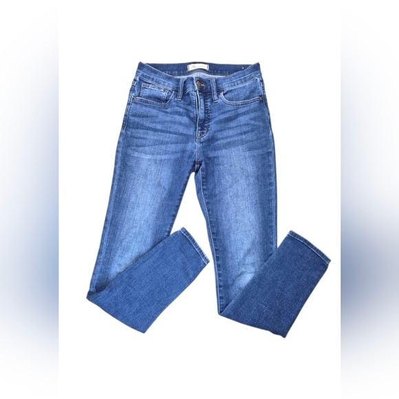 Madewell 9" Midrise Skinny Jeans Size 26 27" Inseam - Picture 11 of 12